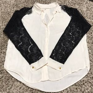 EUC Rachel Roy Button Down Shirt